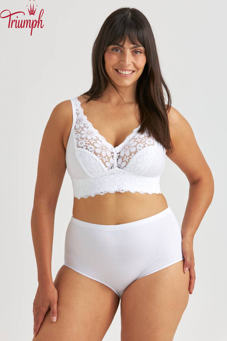 Triumph - Csipkés melltartó merevítő nélkül (3 darabos)