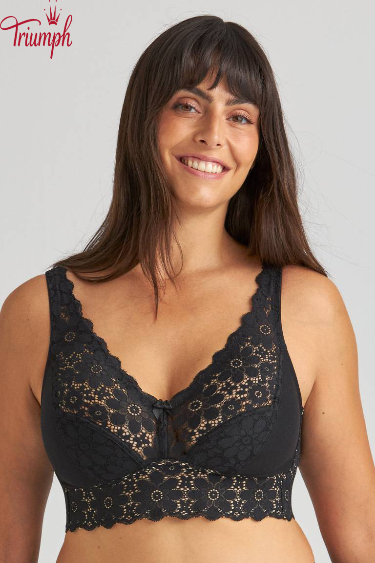 Triumph - Csipkés melltartó merevítő nélkül (3 darabos)