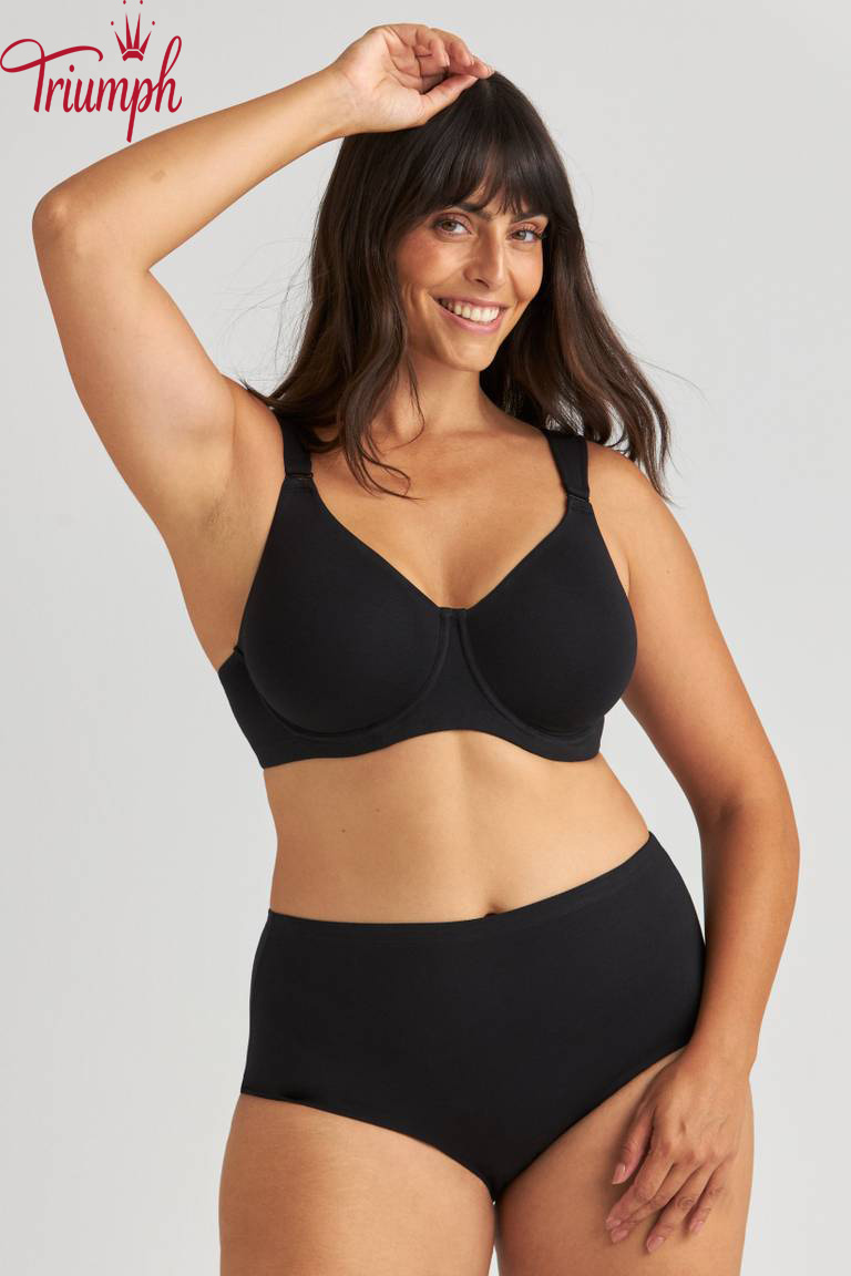 Triumph - (4 db.) Pamut merevítős melltartó