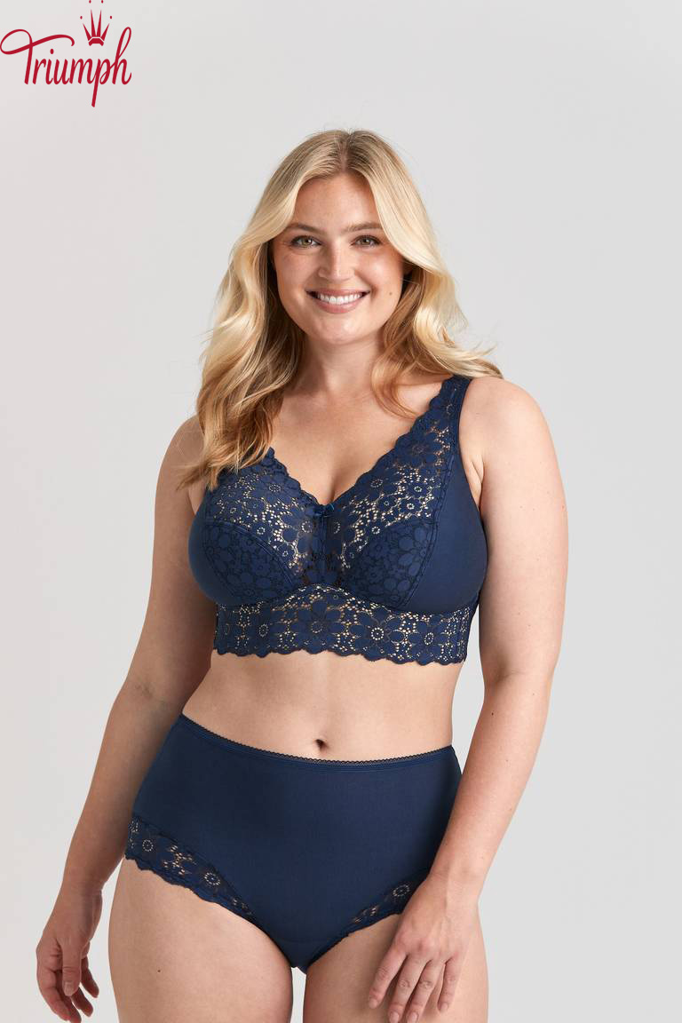 Triumph - Csipkés melltartó merevítő nélkül (3 darabos)