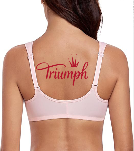 Triumph - 3 darab 🔥Női elülső gombos béleletlen plus méretű melltartó