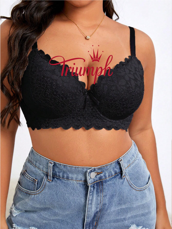 Triumph - (3 db) molett csipke melltartó