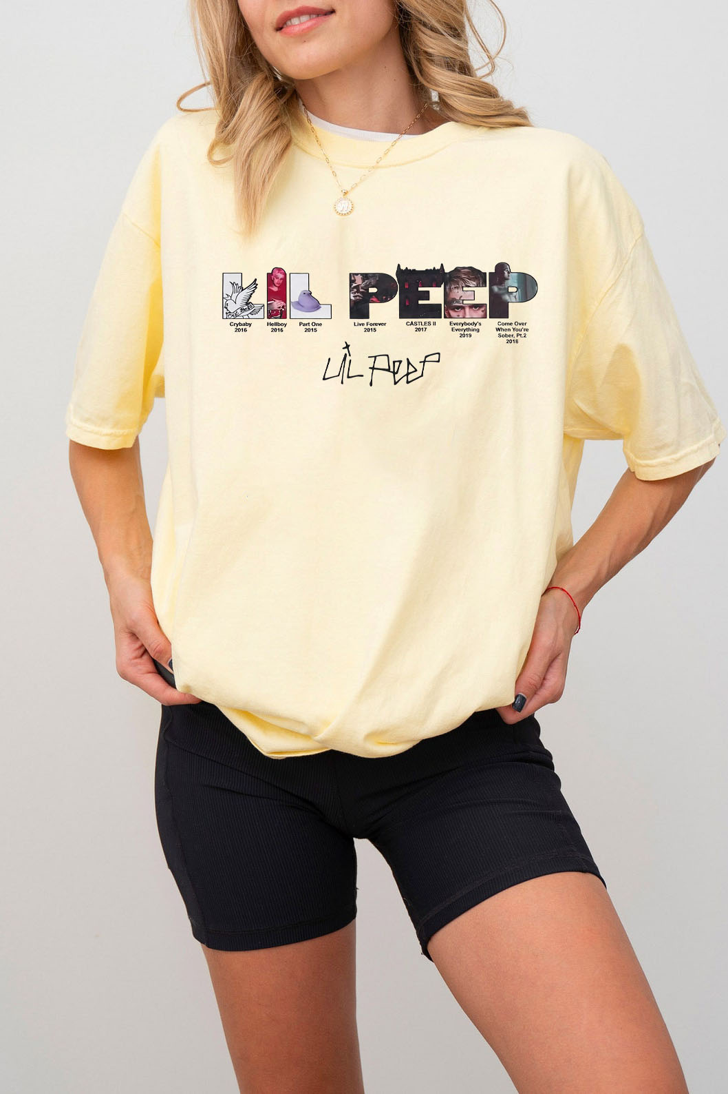 lilpeep fan t-shirt