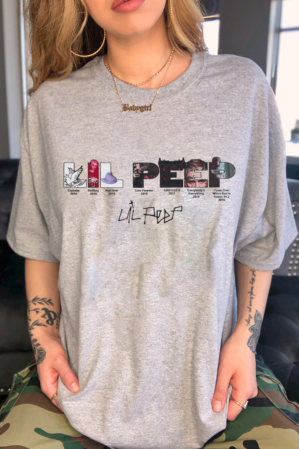 lilpeep fan t-shirt