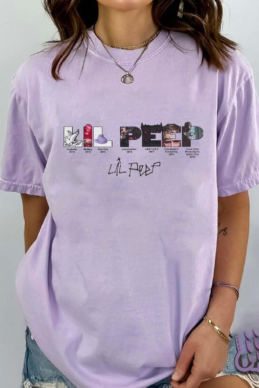 lilpeep fan t-shirt