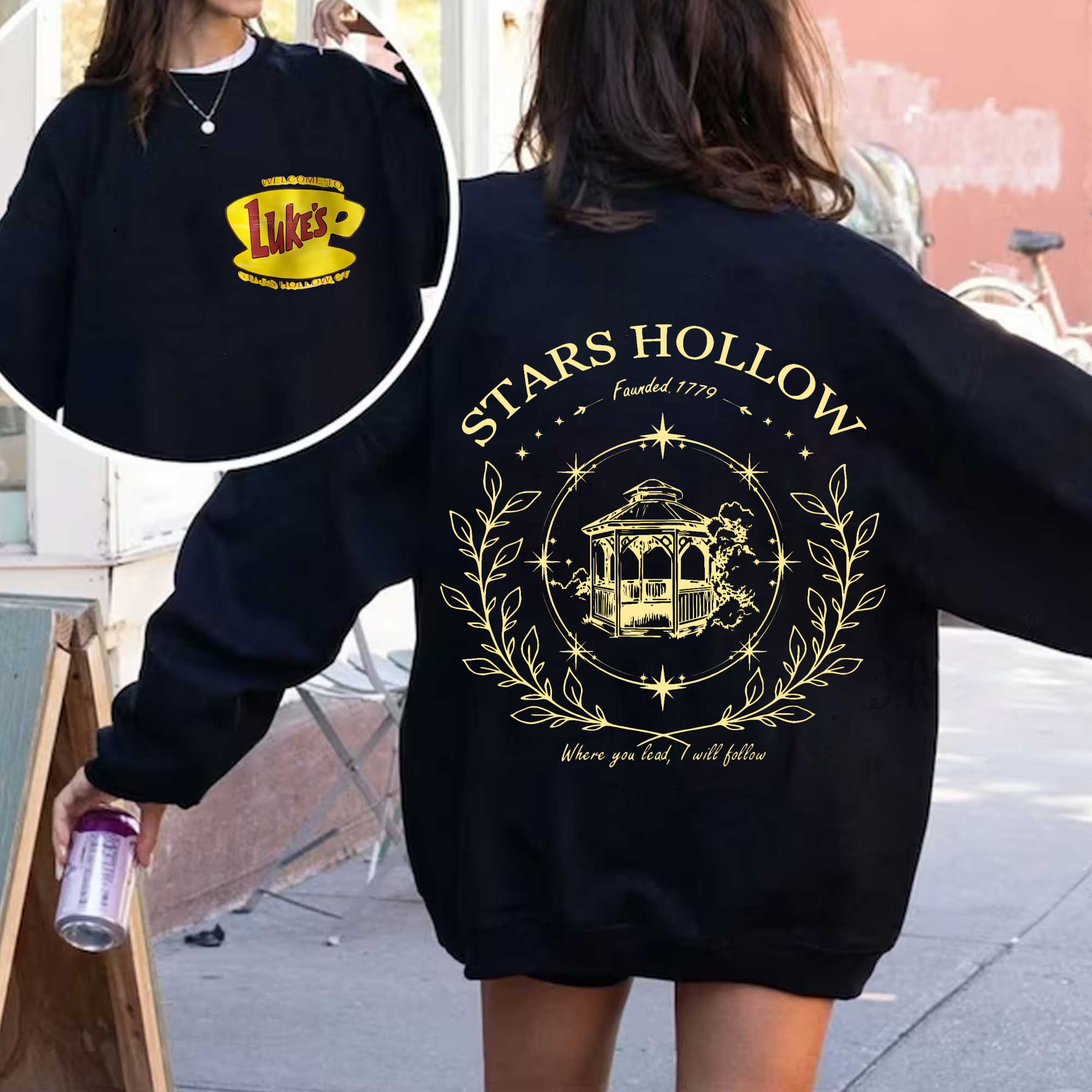 Stars Hollow Where You Lead I Will Follow Sweatshirt For Women