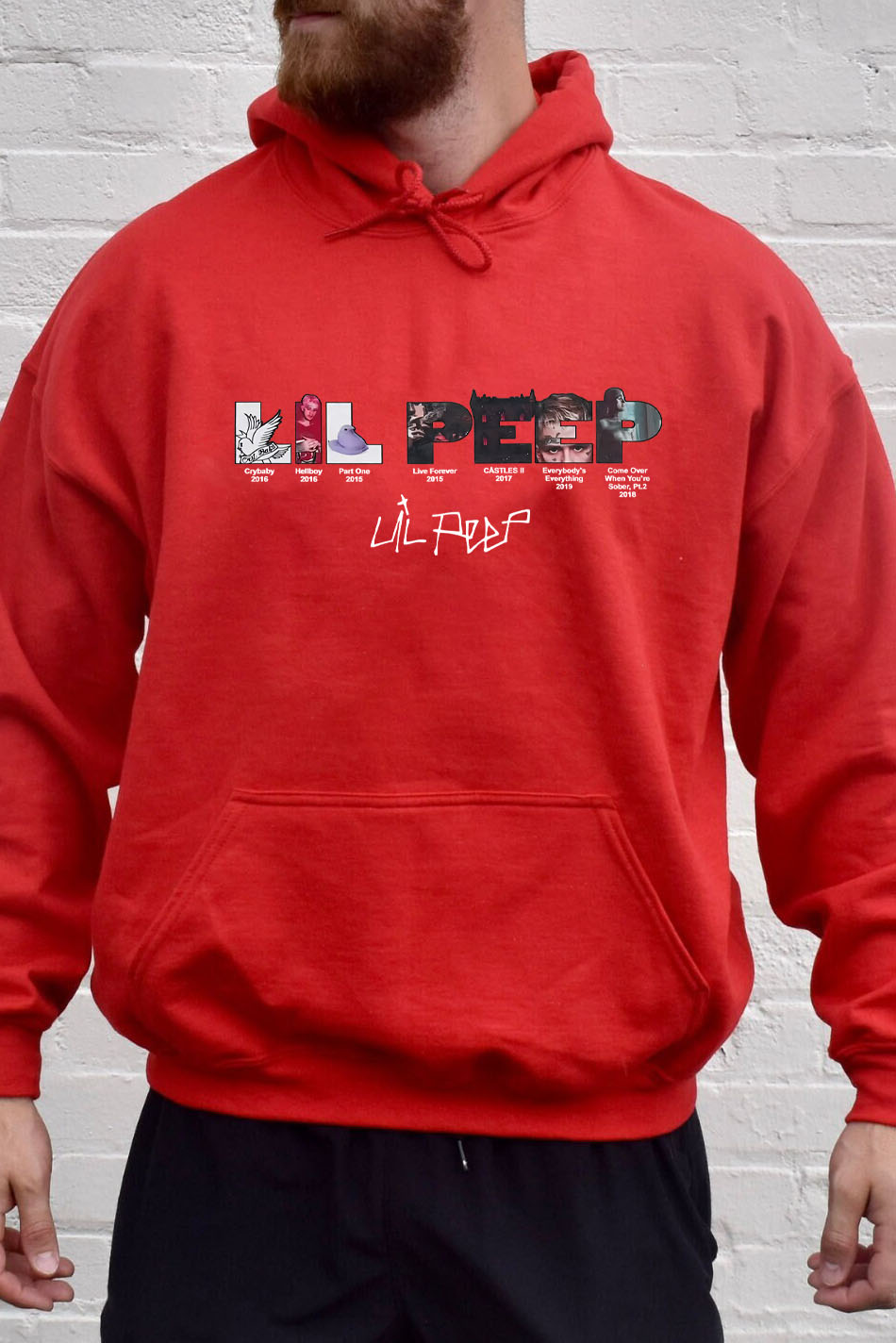 lilpeep hooded sweatshirt for men