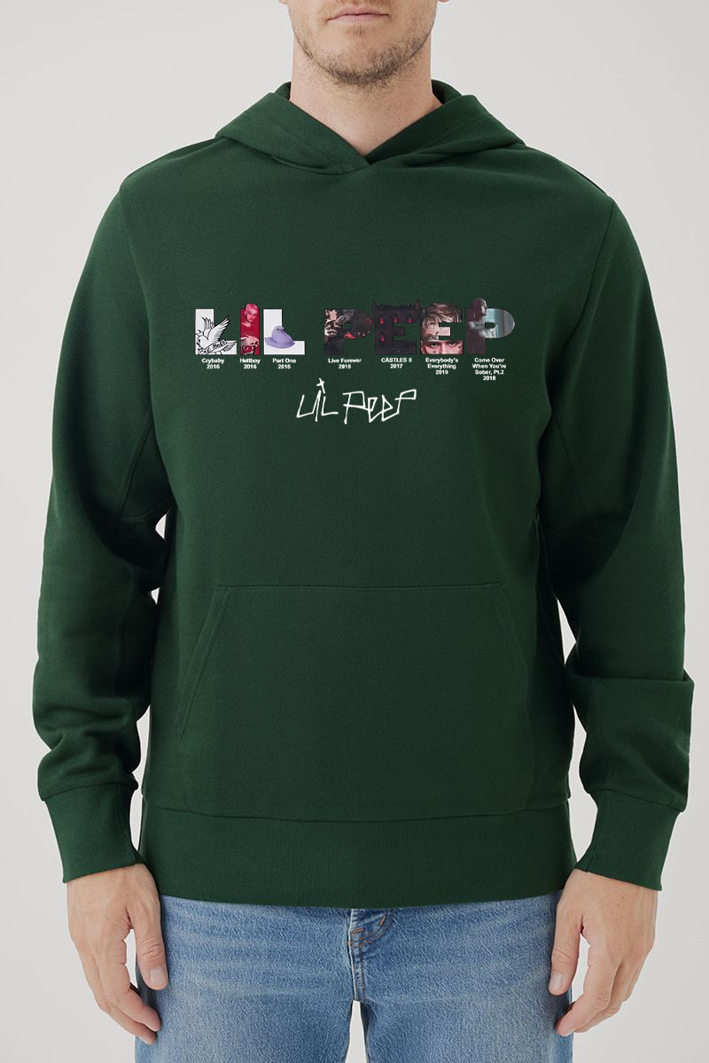 lilpeep hooded sweatshirt for men