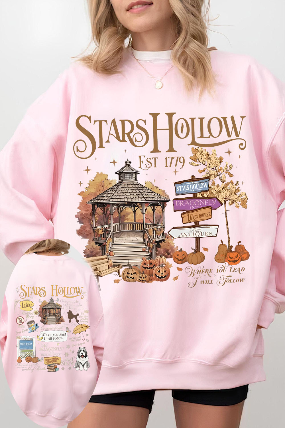 Stars Hollow Luke's Coffee Sweatshirt For Women