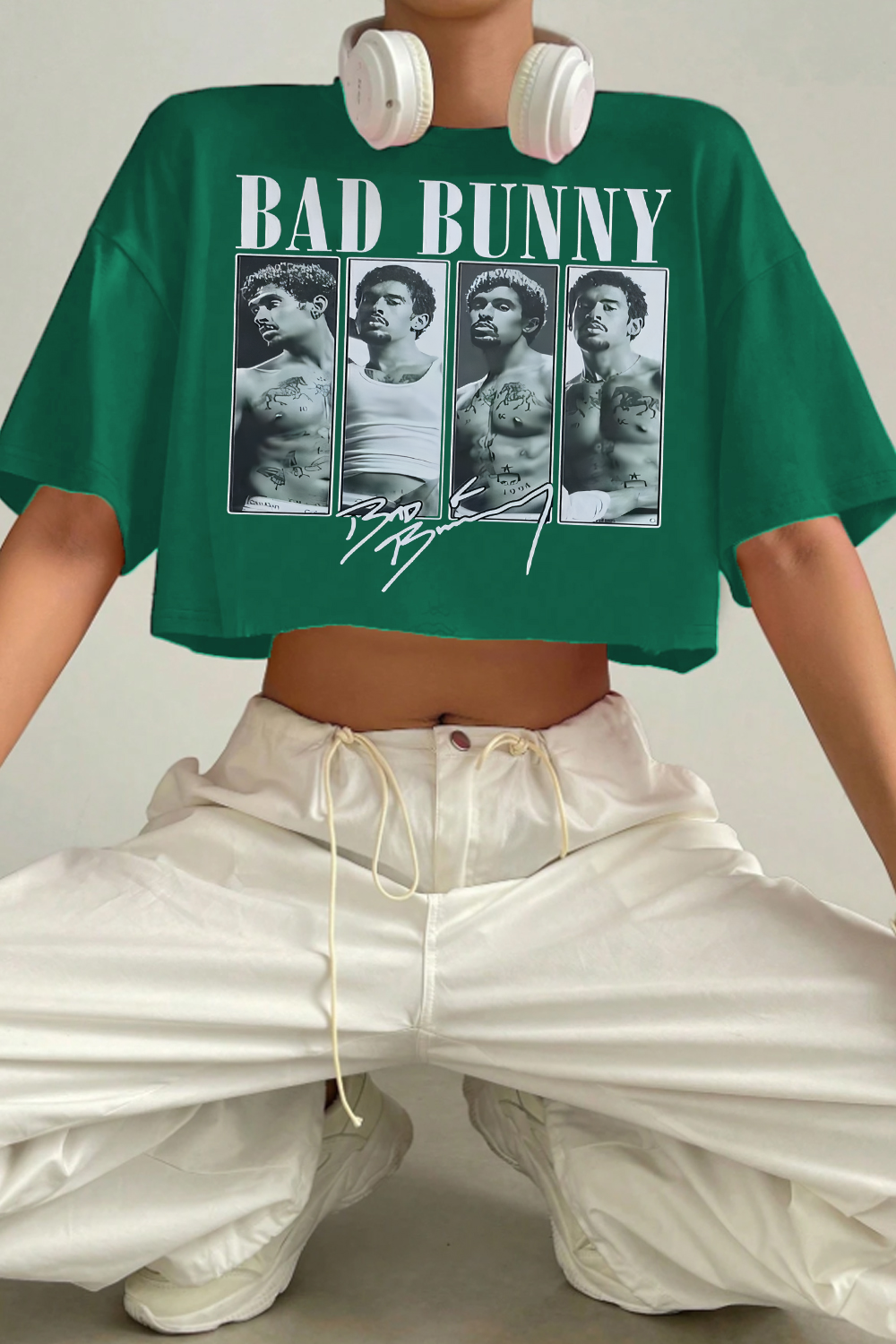 Bad Bunny Sexy?fans crop TEE