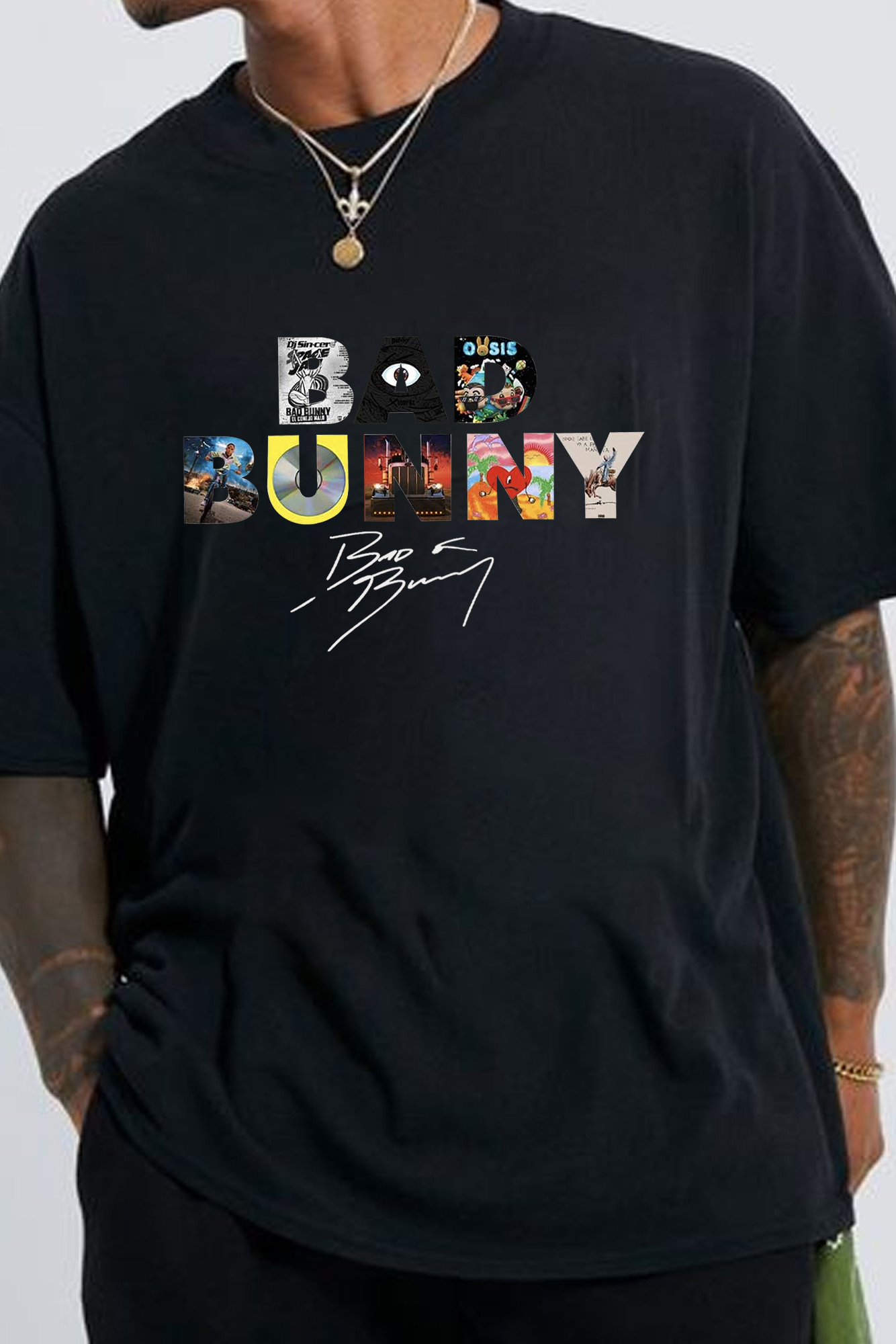 Bad Bunny Albums Version �C Men Shirt
