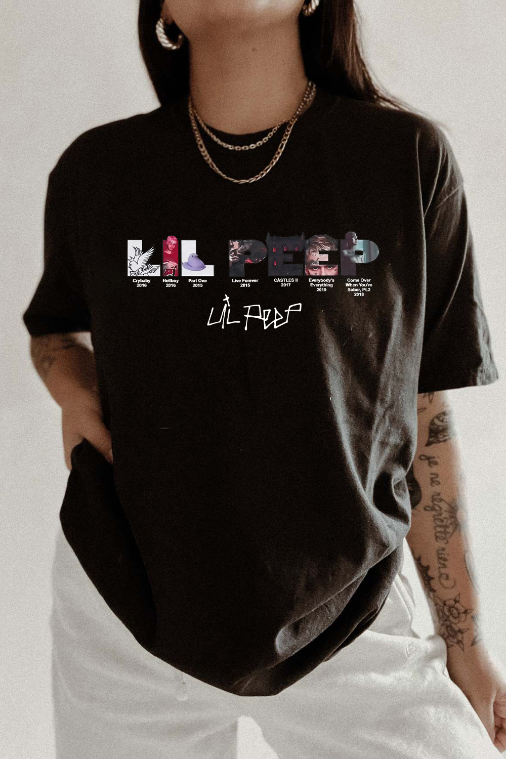 lilpeep fan t-shirt