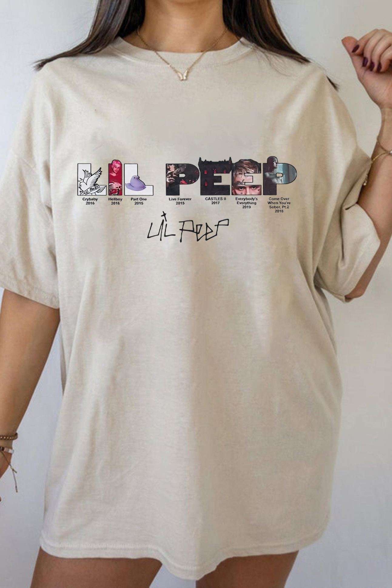 lilpeep fan t-shirt