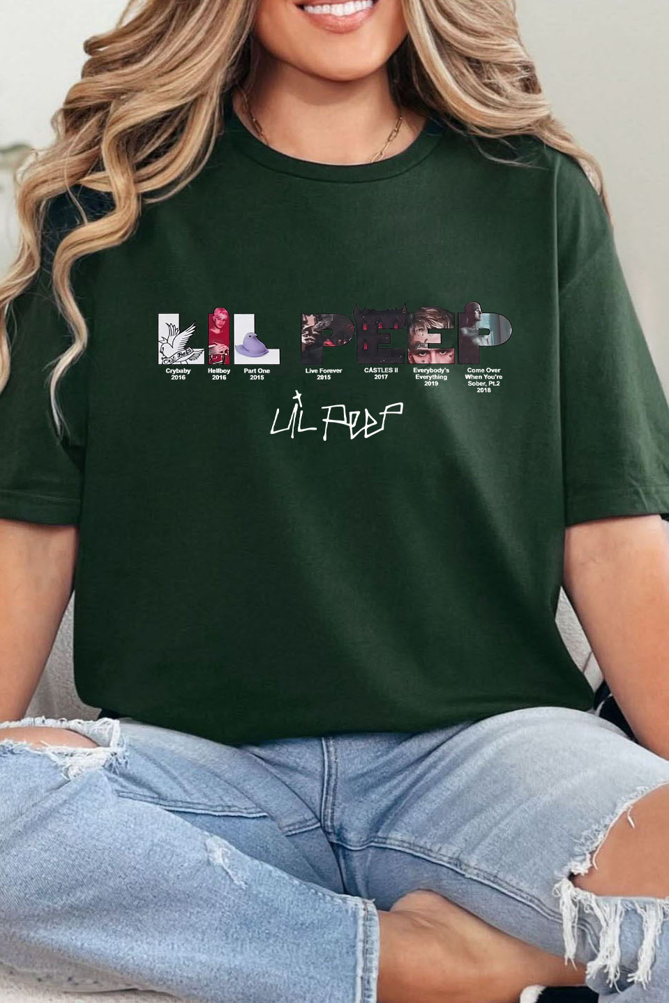 lilpeep fan t-shirt