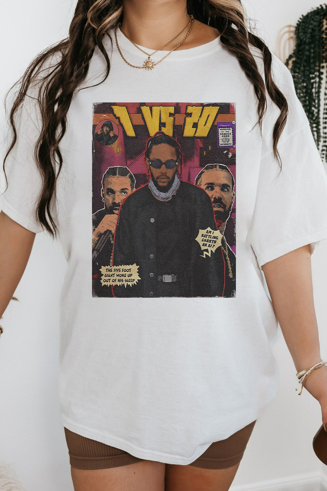 Kendrick Lamar Drake Vintage ?C Shirt