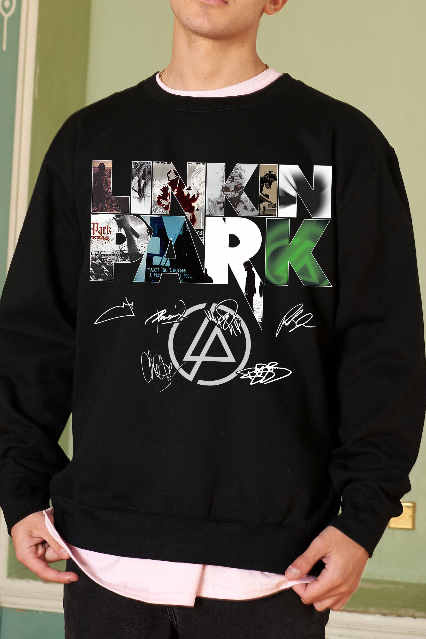 L P Albums Sweatshirt-MEN