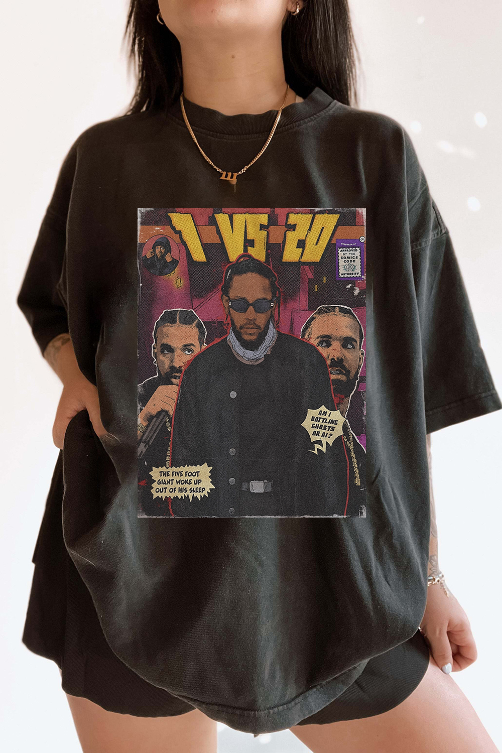 Kendrick Lamar Drake Vintage ?C Shirt
