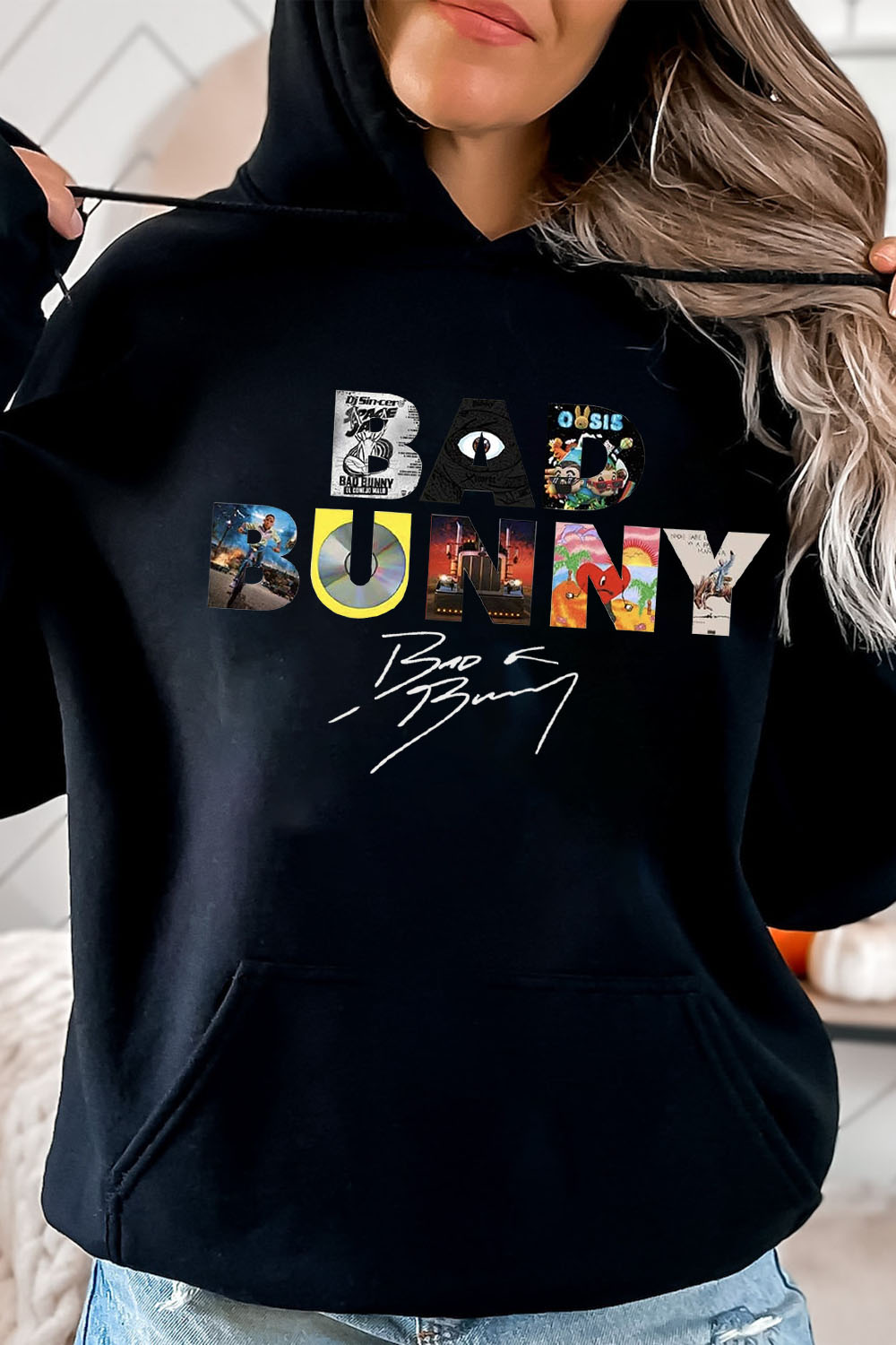 Bad Bunny Albums Version �C Women Hoodie