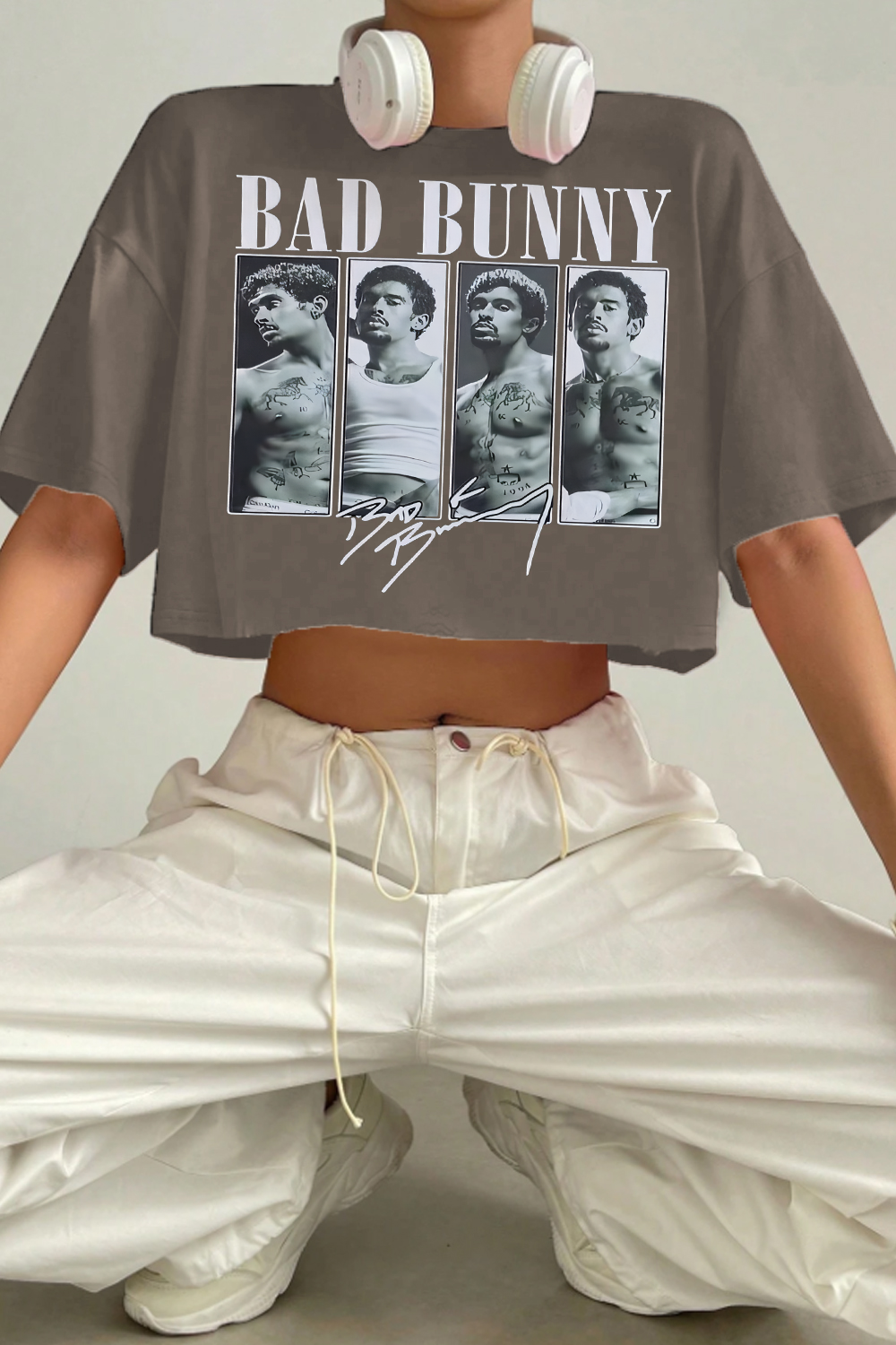 Bad Bunny Sexy?fans crop TEE