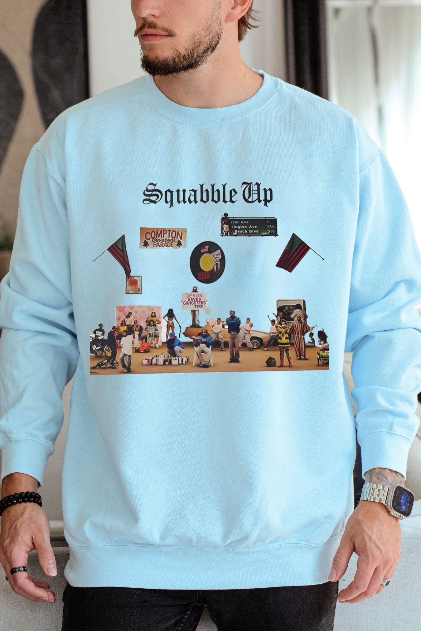 Kendrick casual round Sweatshirt For Men