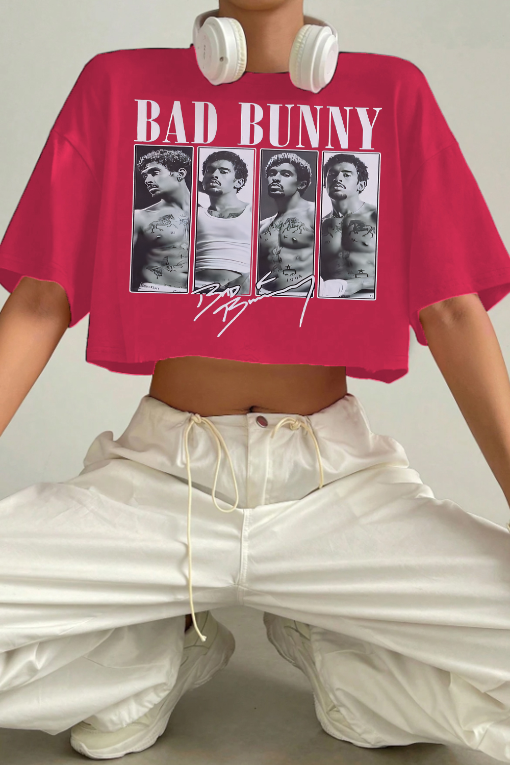 Bad Bunny Sexy?fans crop TEE