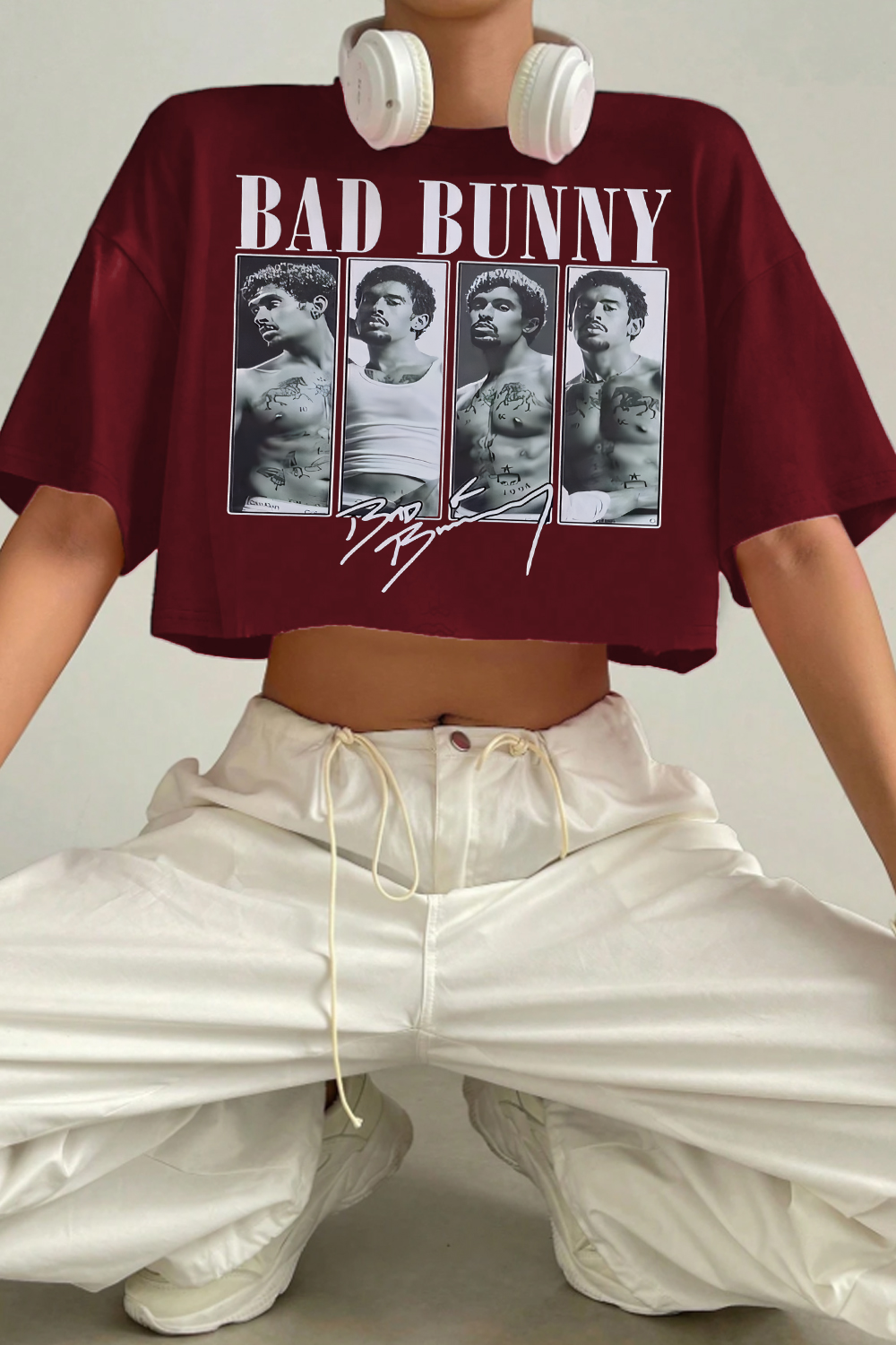 Bad Bunny Sexy?fans crop TEE