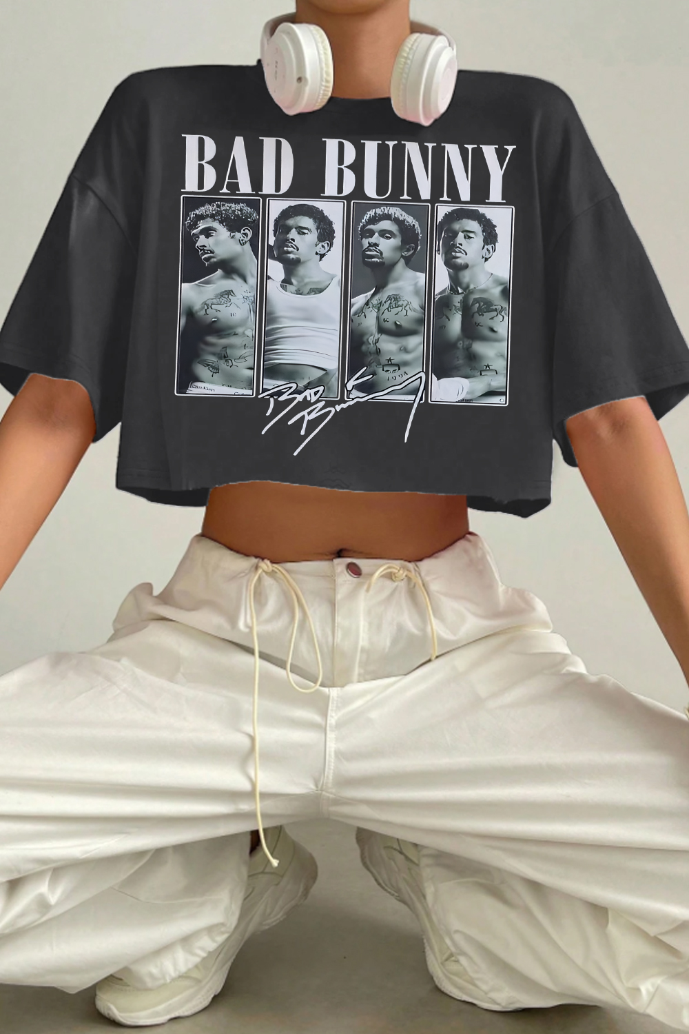 Bad Bunny Sexy?fans crop TEE