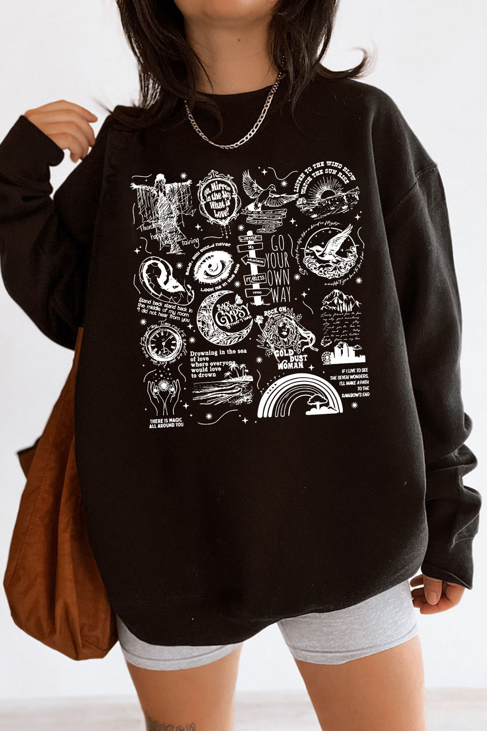 Stevie Nicks Tracklist Sweatshirt  For Women