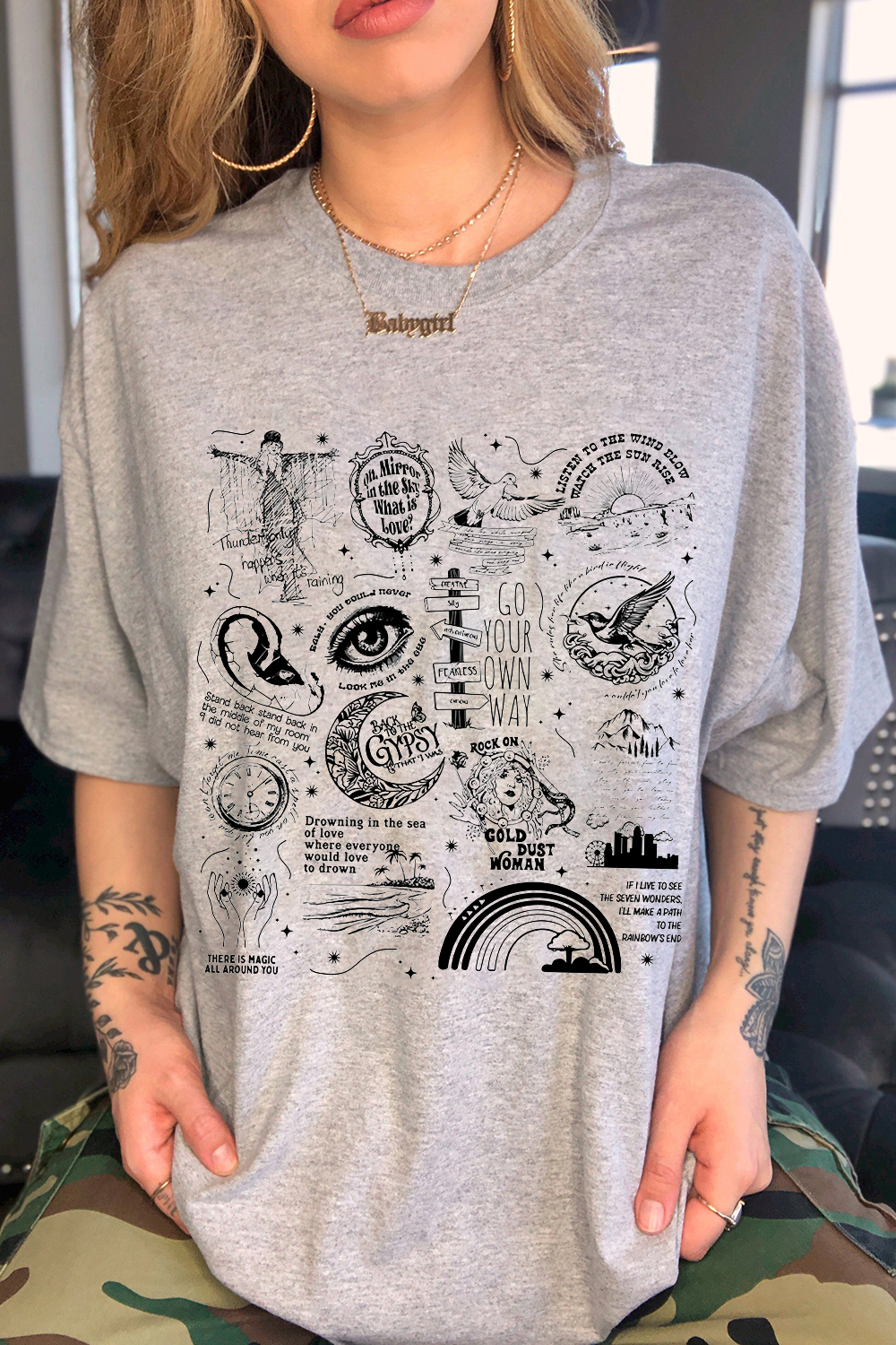 Stevie Nicks Tracklist Shirt For Women