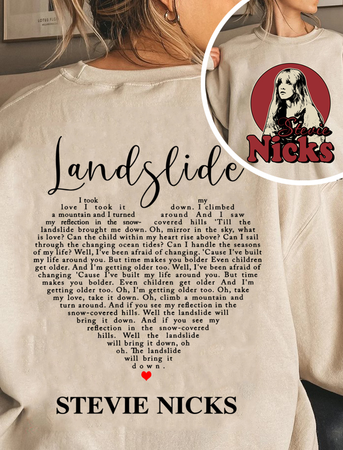 Stevie Nicks Landslide Both Sides Sweatshirts  For Women