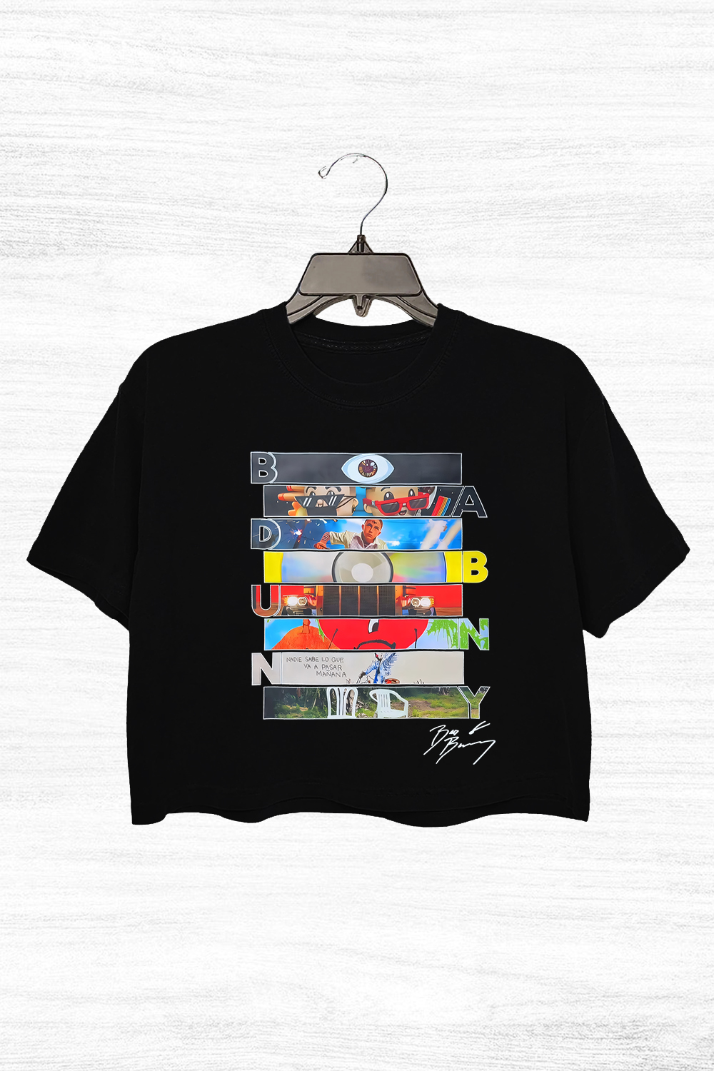 Bad Bunny Signature Short sleeve Crop Top