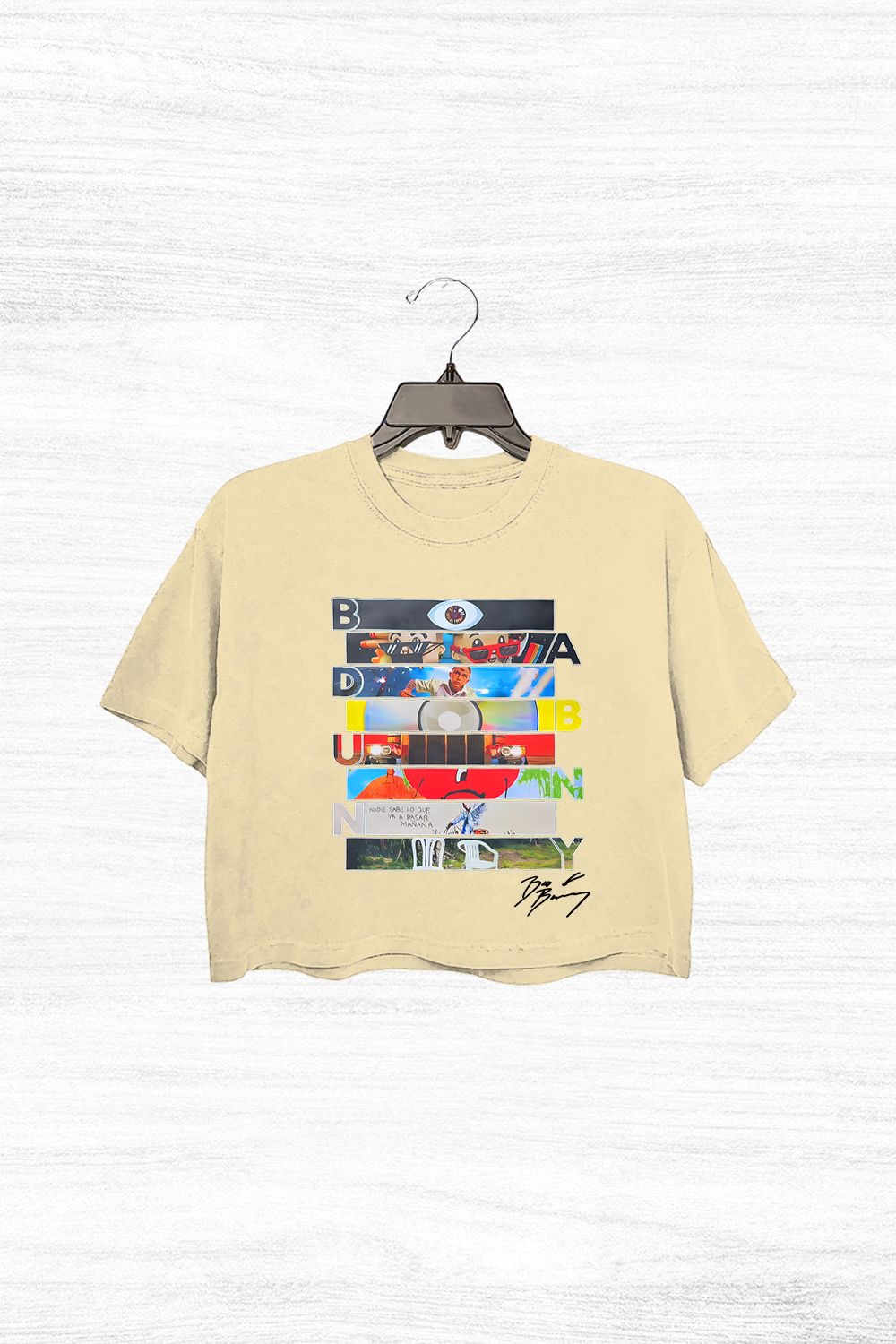 Bad Bunny Signature Short sleeve Crop Top