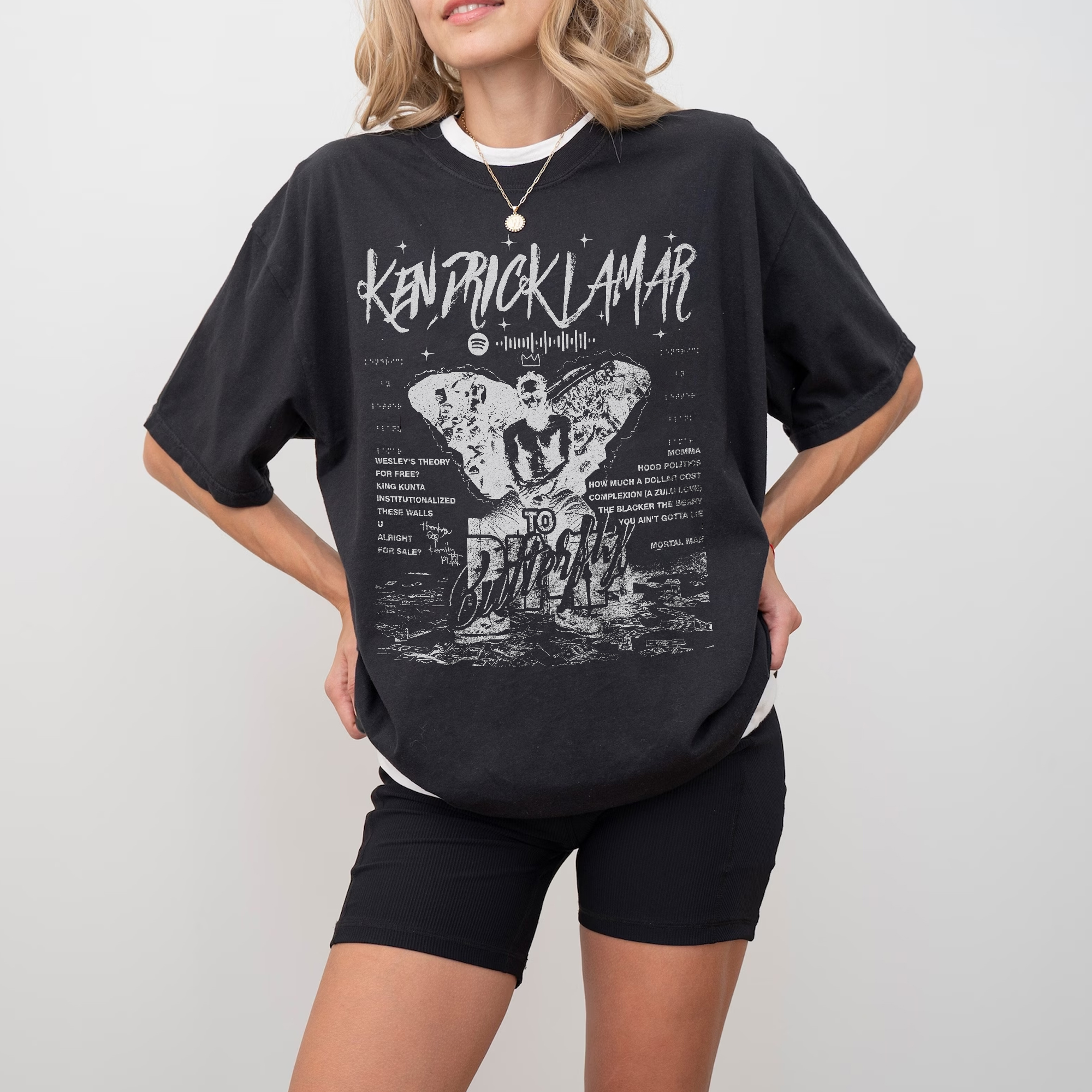 Kendrick Lamar Butterfly Album  Vintage ?C Shirt