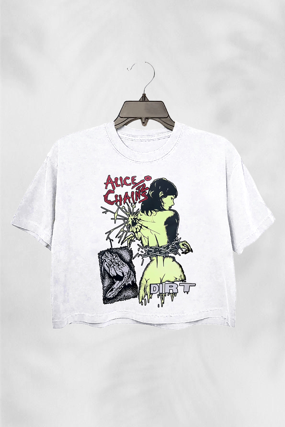 aliceinchains Short sleeve Crop Top