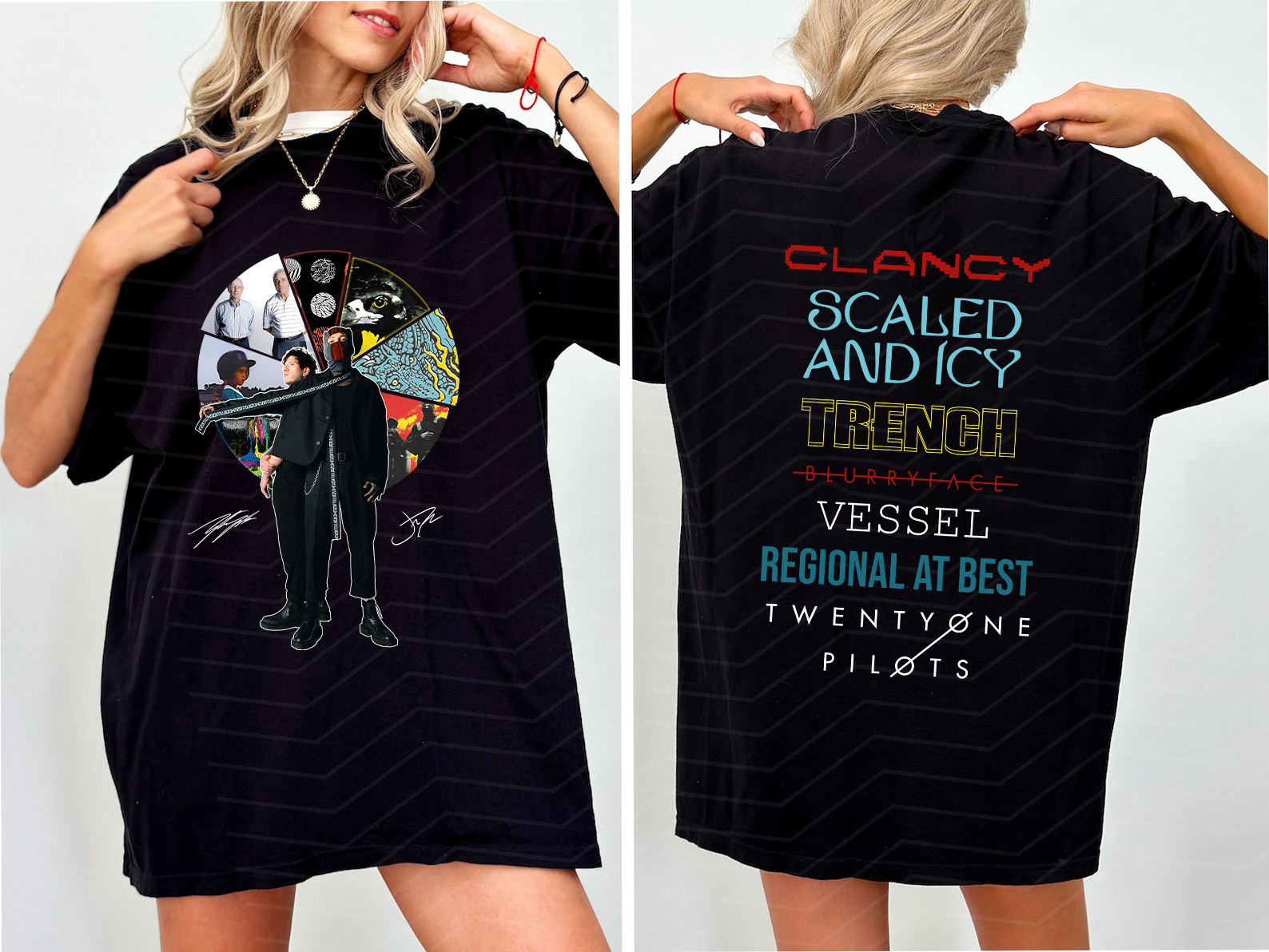Twenty One Pilots Albums Both Side Shirt