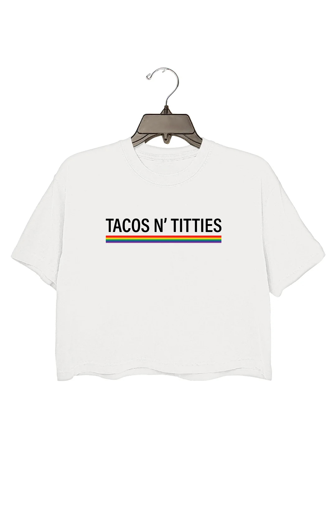 Tacos and Titties Crop Top For Women