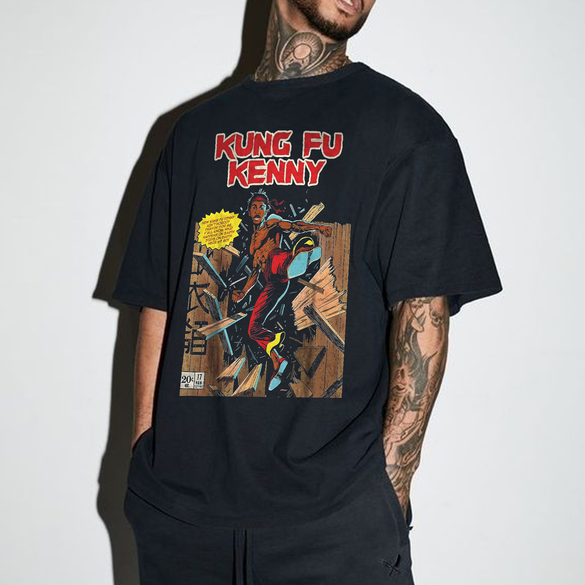 Kendrick Lamar Kung-Fu Kenny Vintage ?C Shirt