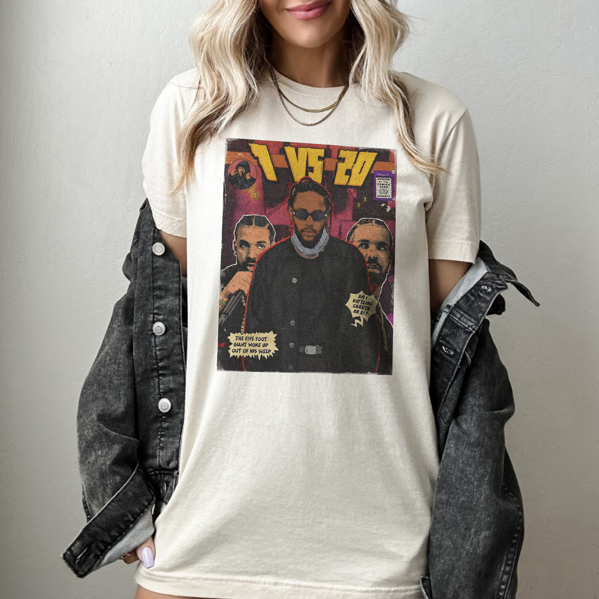 Kendrick Lamar Drake Vintage ?C Shirt