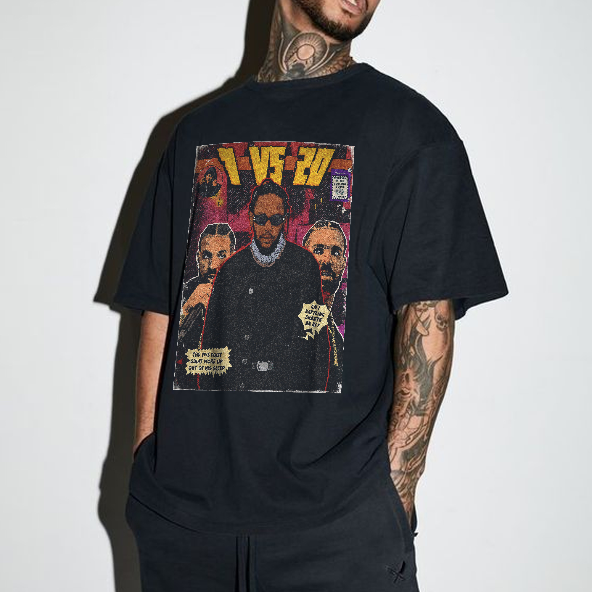 Kendrick Lamar Drake Vintage ?C Shirt