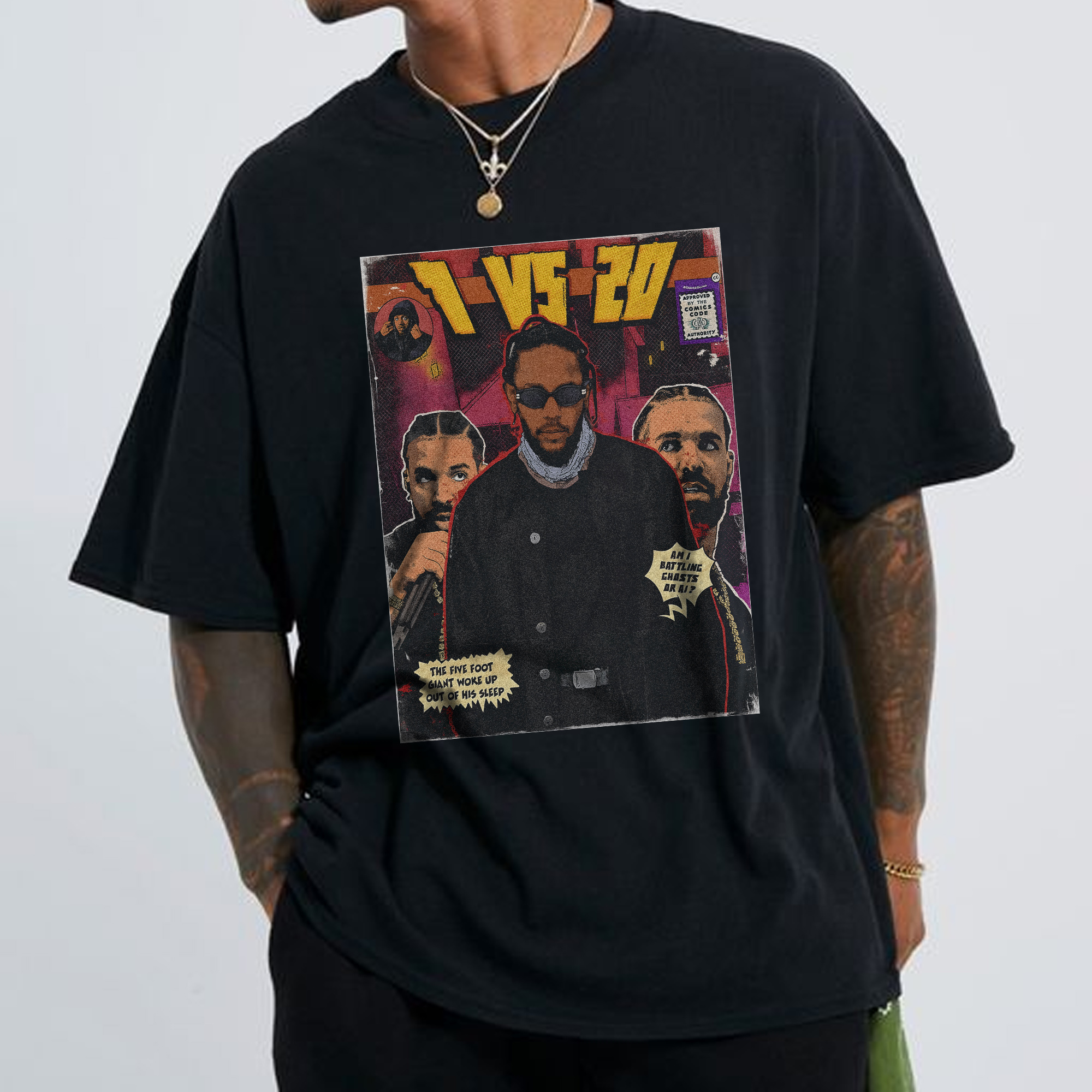 Kendrick Lamar Drake Vintage ?C Shirt