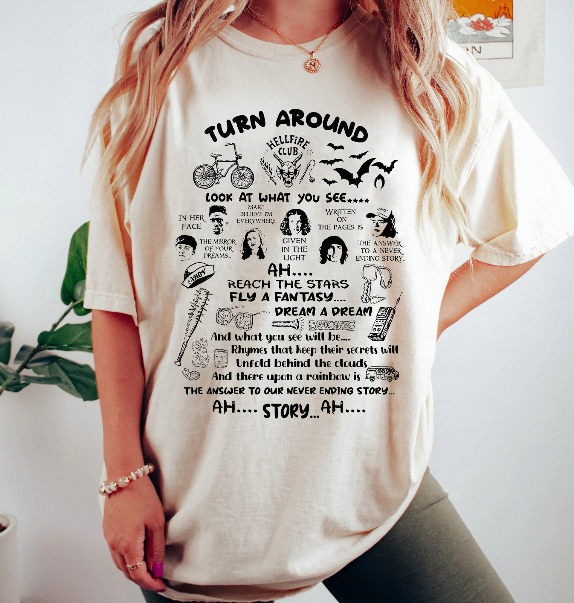 Stranger Things Dustin and Suzy The Neverending Story shirts/Sweatshirts/Hoodies