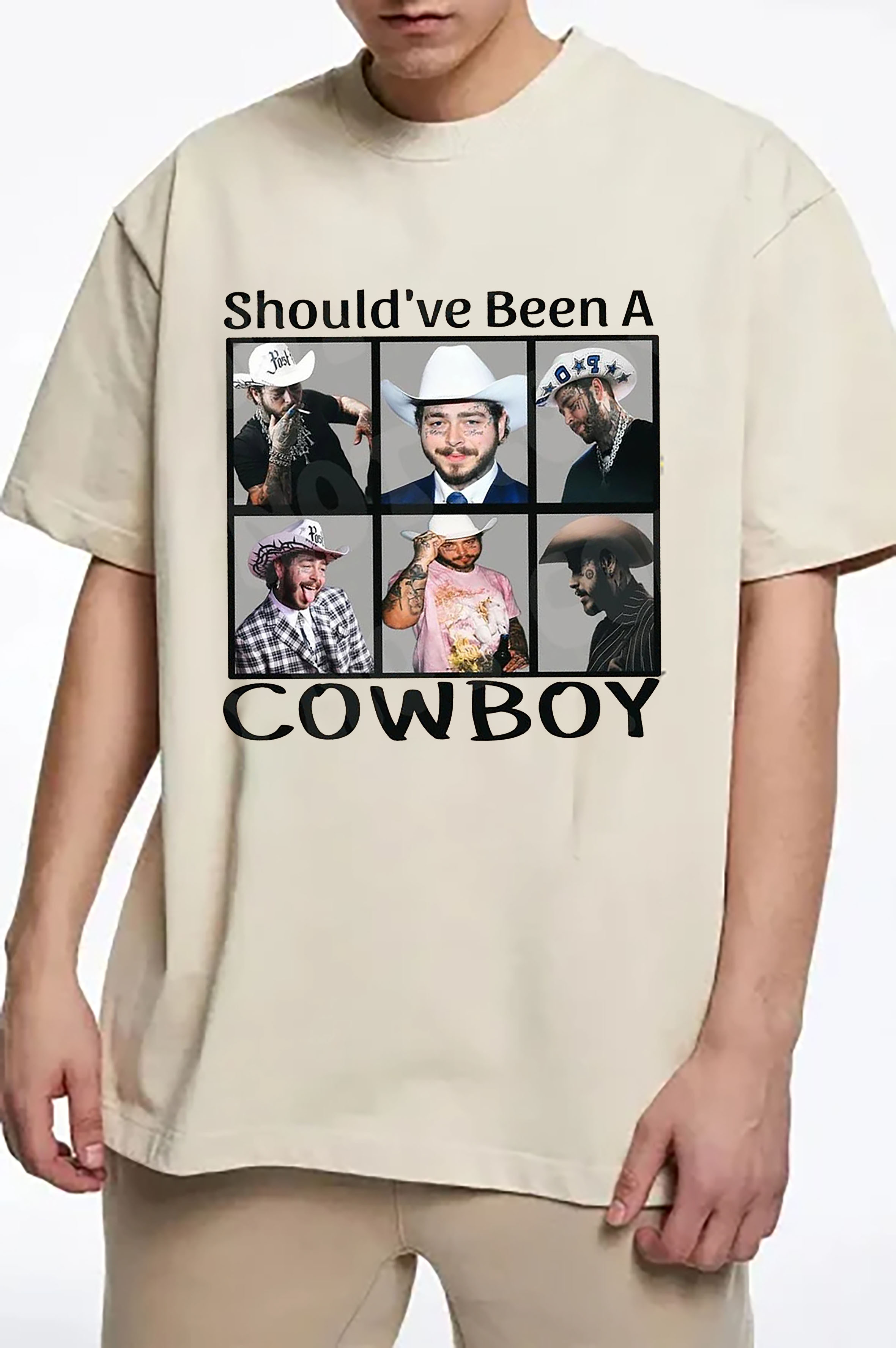 Post Malone ��Should��ve Been A Cowboy�� T-Shirt-MEN