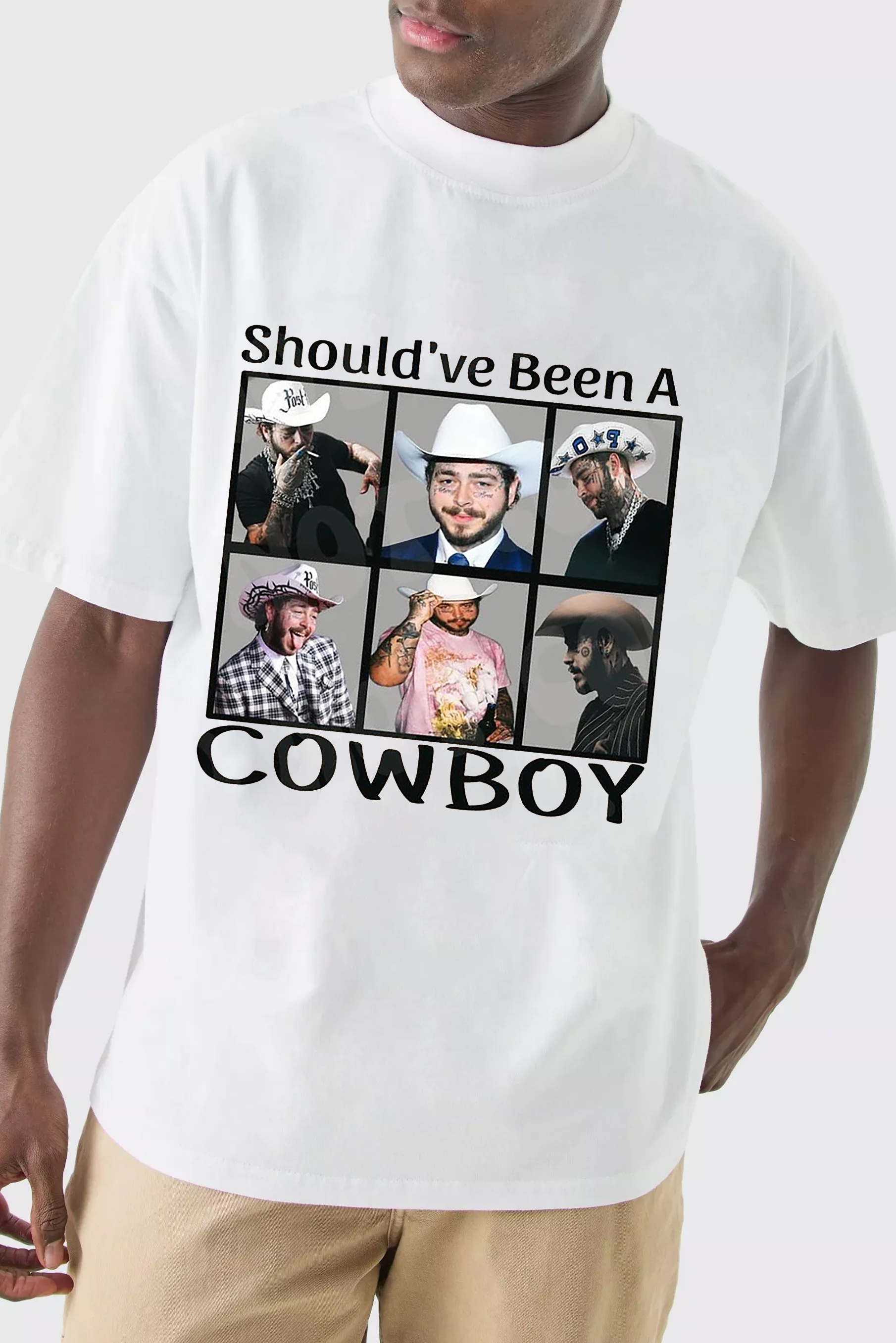 Post Malone ��Should��ve Been A Cowboy�� T-Shirt-MEN