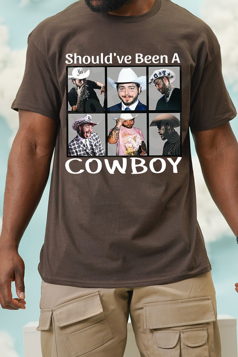 Post Malone ��Should��ve Been A Cowboy�� T-Shirt-MEN
