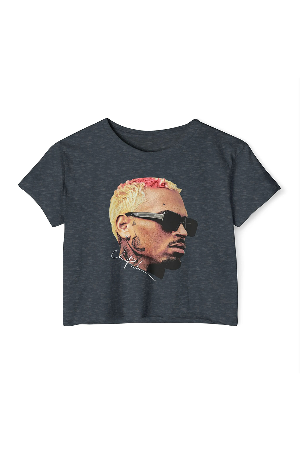 CB crop top face world tour Chris Brown crop shirt