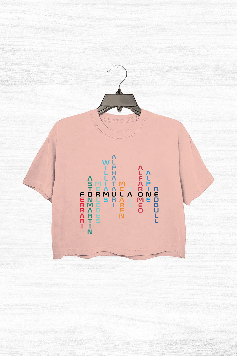 Formula 1 Short sleeve Crop Top
