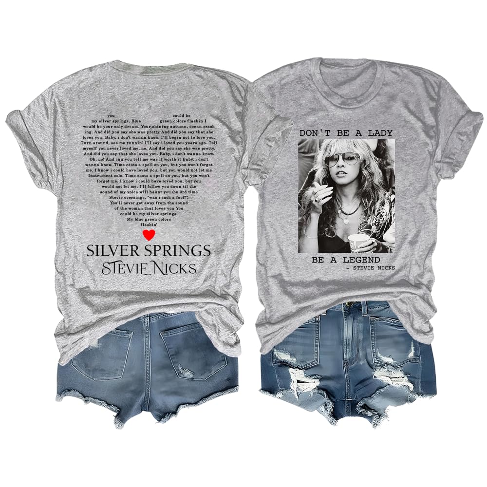 Stevie Nicks 2 Sides Shirt For Women