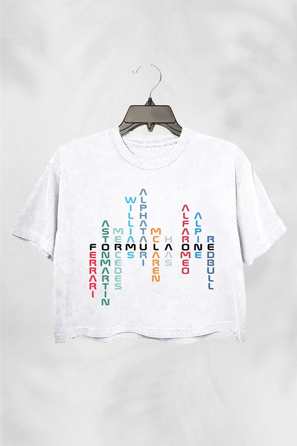 Formula 1 Short sleeve Crop Top