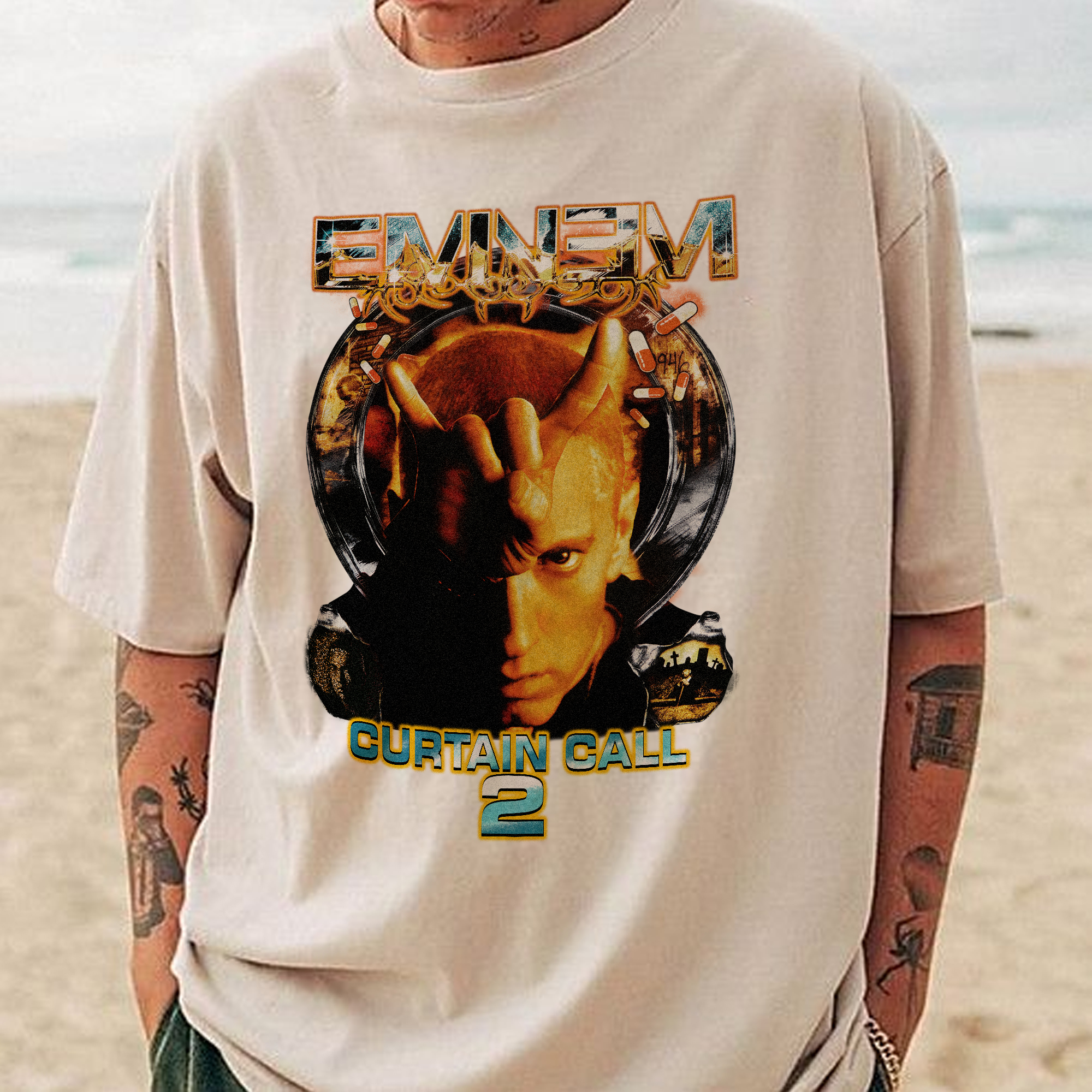 Eminem Curtain Call Vintage 2 ?C Shirt