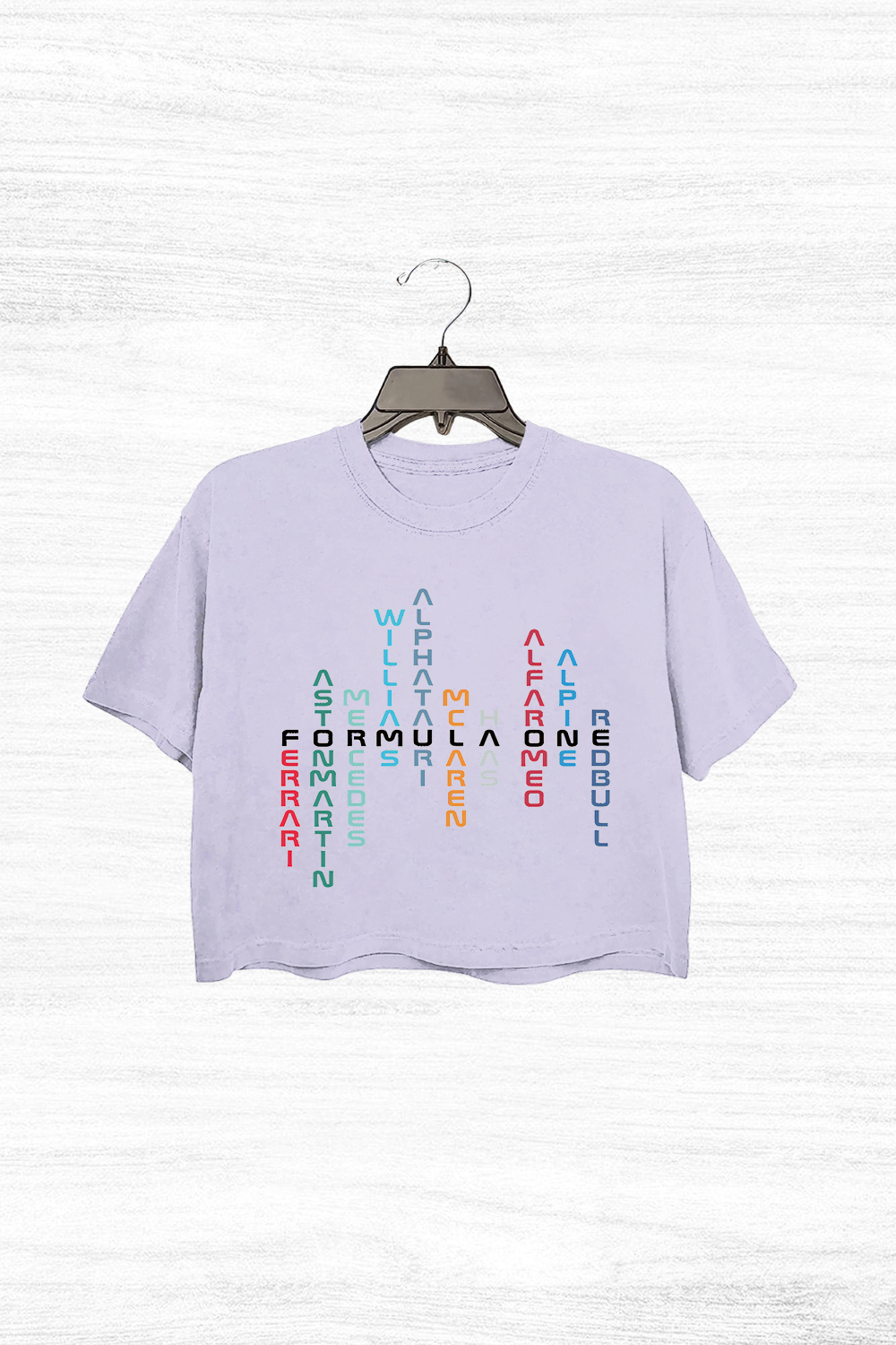 Formula 1 Short sleeve Crop Top